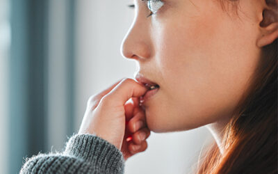 anxious woman seeking reassurance