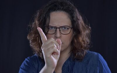 Woman saying NO